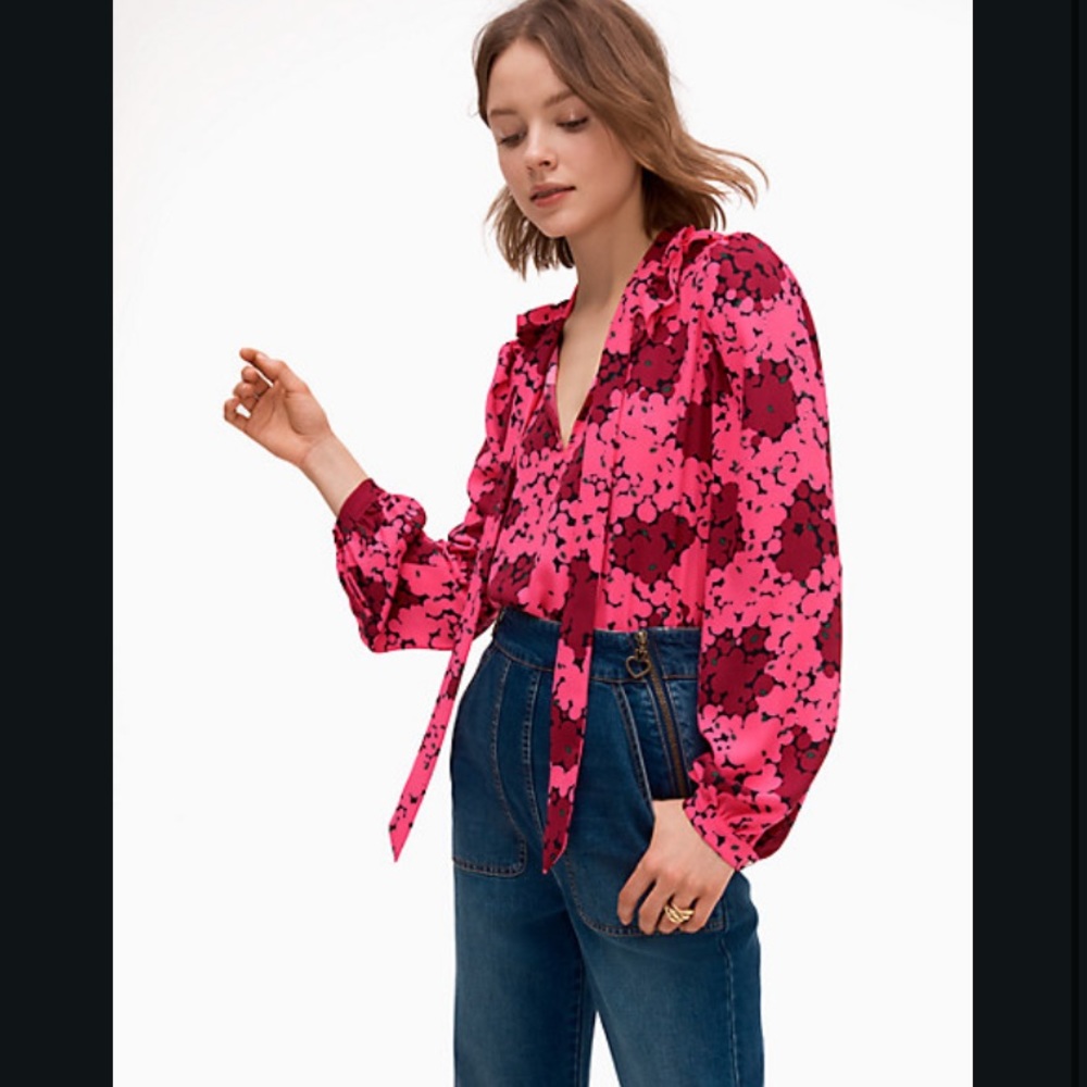 Kate Spade bubble dot blouse - size medium - perfect condition